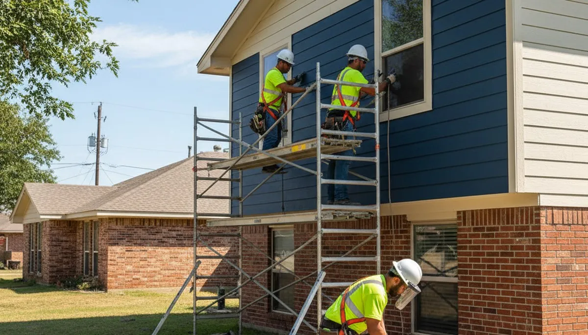 Dallas, TX siding contractor showcasing professional exterior siding installation services