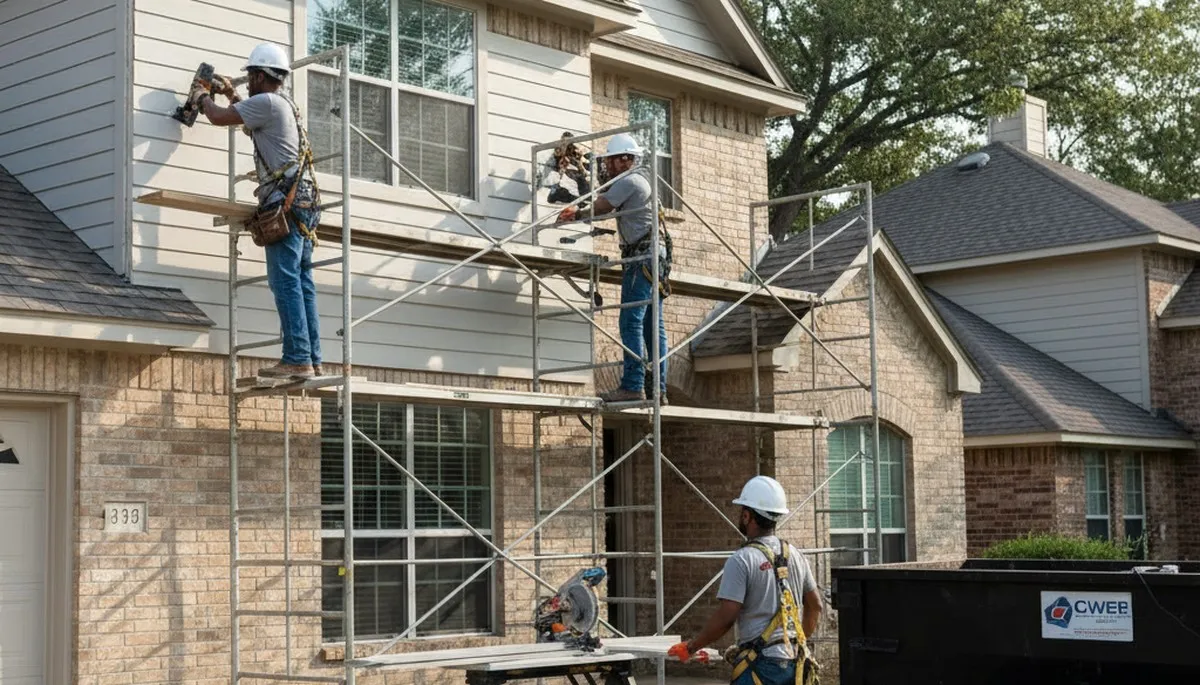 Dallas, TX siding contractor serving homes with professional exterior siding installation and repair