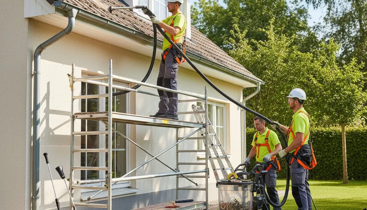 Dallas, TX gutter cleaning by FX Remodeling & Exteriors for home protection and water damage prevention