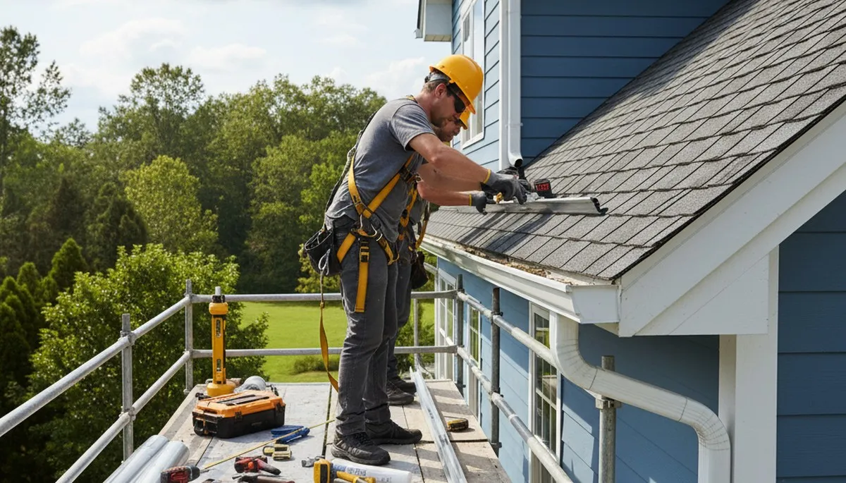 Dallas, TX gutter repair by FX Remodeling & Exteriors for leaks, sagging, and storm damage