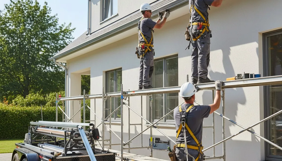 Dallas, TX seamless gutter installation by FX Remodeling & Exteriors for storm-ready home protection